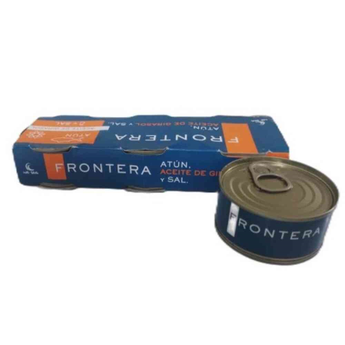 ATUN EN ACEITE DE GIRASOL LATA 80 GR PACK3 - FRONTERA-FUUDY 