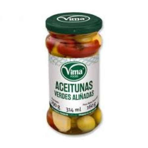  ACEITUNA R/PIMIENTO, 314 ML, C/24 UNO   M/VIMA