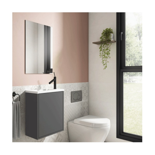 Mueble de baño colección Loft, con lavabo y espejo