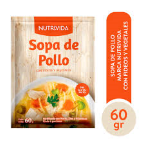 SOPA INSTANTANEA DE POLLO 60GR