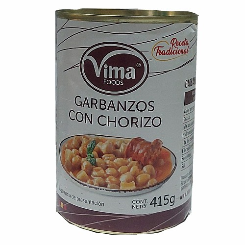 Garbanzos con chorizo, 415 g