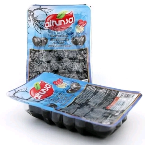 ACEITUNAS NEGRAS ENVASADAS AL VACIO 170GR