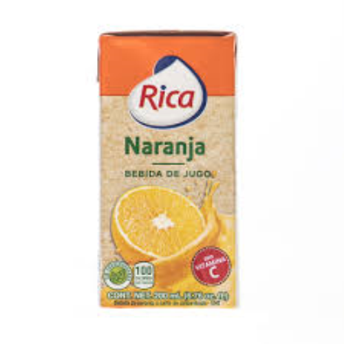 Nectar De Naranja Rica  200ml 