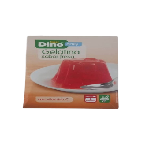 Gelatina sabor fresa, 170 g