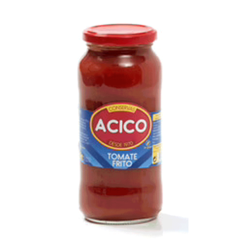 Tomate Frito sin azúcar ACICO Alimerka, Frasco, 580 ml