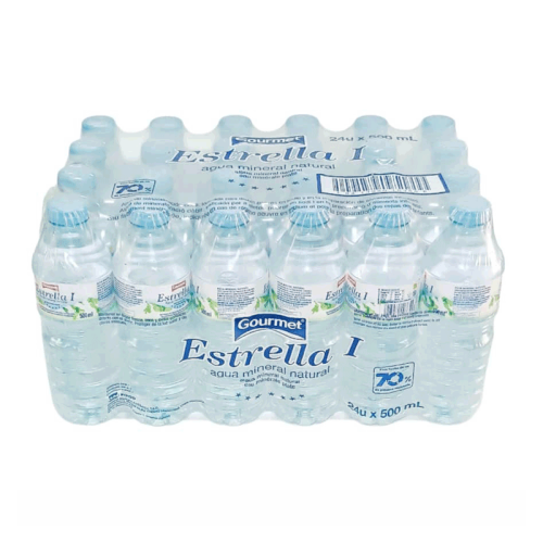 Agua mineral natural Gourmet, 24 x 500 ml