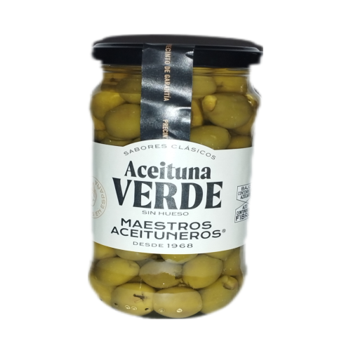 ACEITUNA VERDE MANZANILLA SIN HUESO