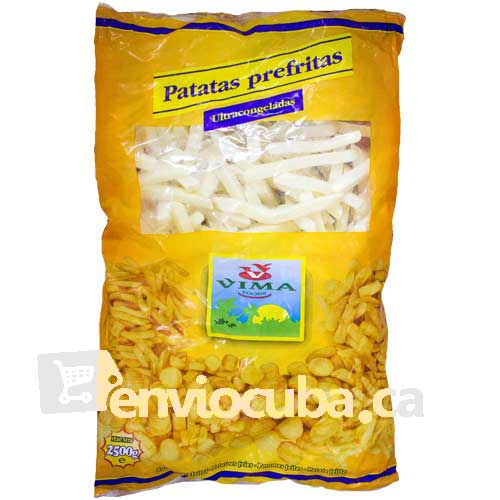Papas prefritas, 2.5 kg