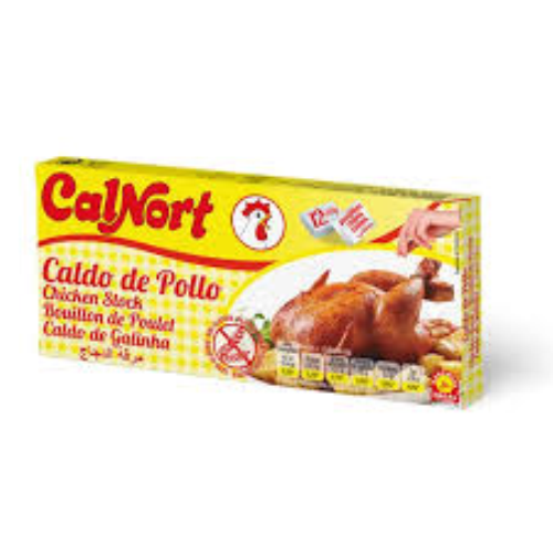 CALDO SABOR POLLO CALNORT 120GR 12X10G PASTILLAS