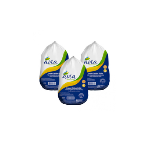 Pollo entero Avia de 3u x 1.2 kg cada uno