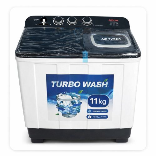 LAVADORA SEMI AUTO DE 11KG 110V/60HZ MARCA GODLINE GWM11W 