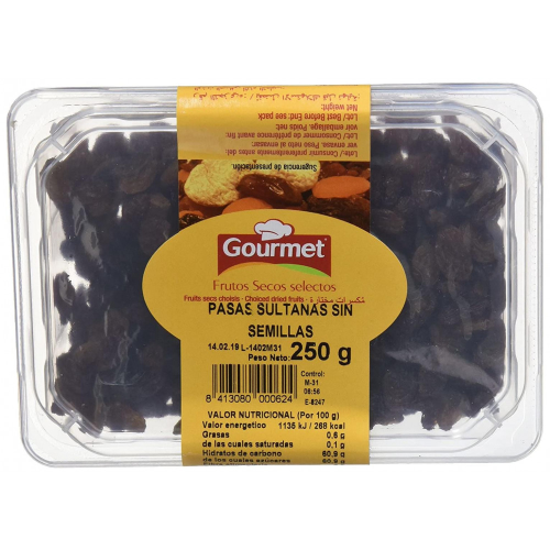 Kit pasas sultanas 3kg