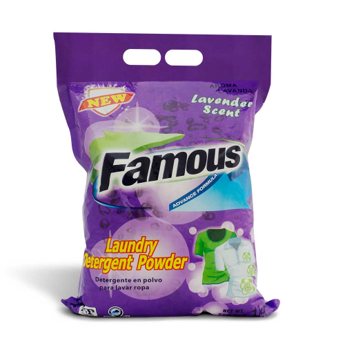 15 kg-Detergente en polvo multiprópositos, Famous