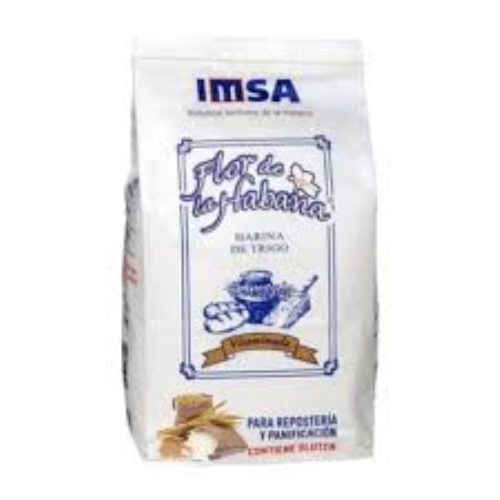 HARINA DE TRIGO MEDIA FUERZA BOLSA D/PAPEL 5KG  M/FLOR DE HABANA