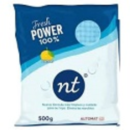 Detergente en Polvo de 500g Marca NT Frag Limon