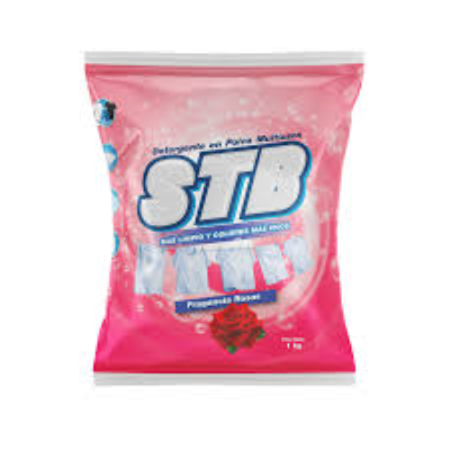 Detergente en Polvo multiuso STB bolsa  500g Rosas