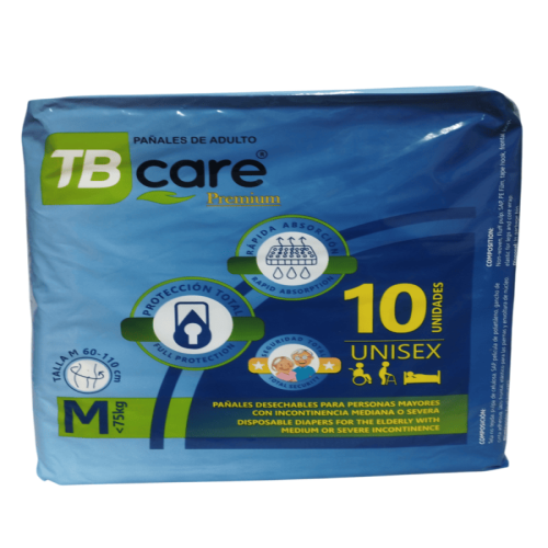 PAÃ?ALES DESECHABLES P/PERSONAS MAYORES C/INCONTINENCIA MEDIANA O SEVERA C/ + D/75 KGS, TALLA M