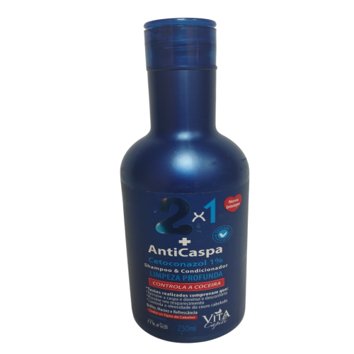 2X1 Champú/ Acondicionador + Anticaspa 250ML - Limpieza Profunda   M/VITA CAPILI