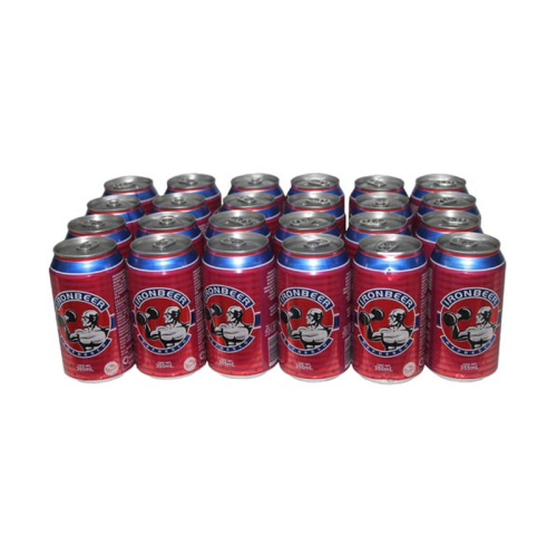 Refresco Ironbeer, Caja de 24 latas de 355ml