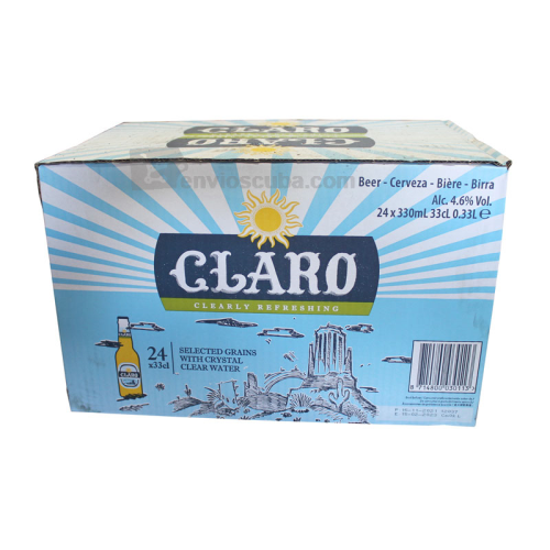 24x330 ml-Cerveza CLARO