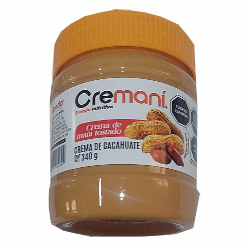 Crema de cacahuete, 340 g

