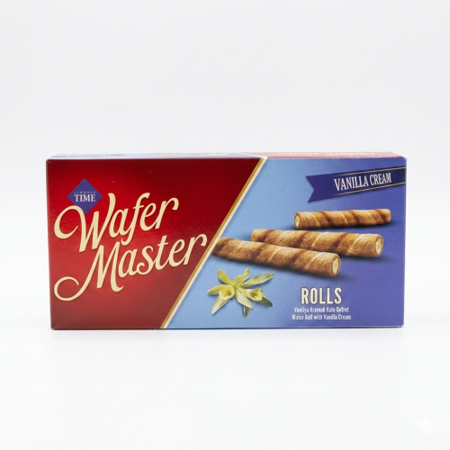 Caja de Wafer Master (Rollos con crema de vainilla)