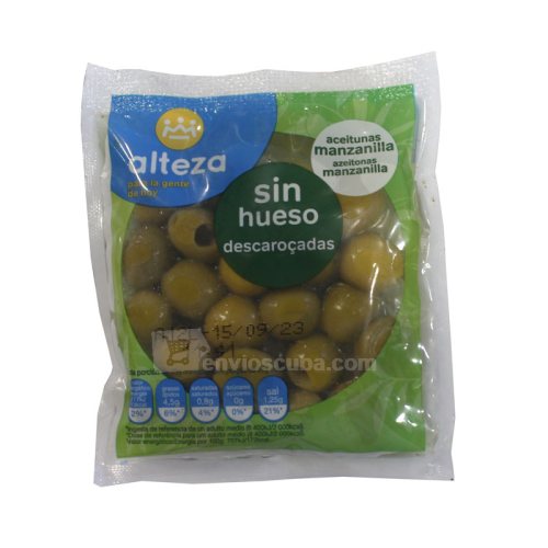 Aceitunas sin hueso, 160 g