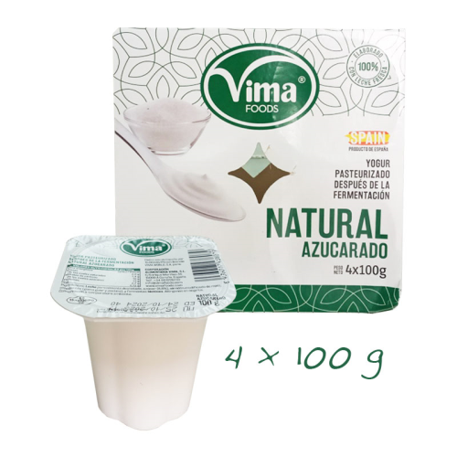 Yogur sabor natural, 4x100 g