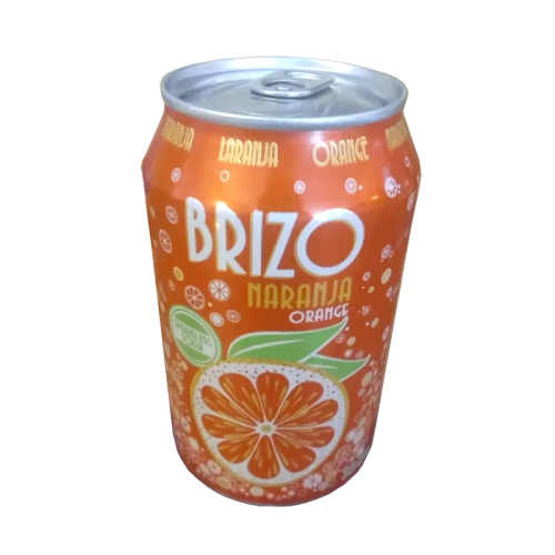 Refresco sabor naranja, 330 ml