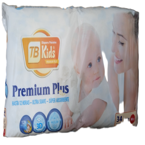 Culeros desechables para bebé, Talla M, Etapa 2