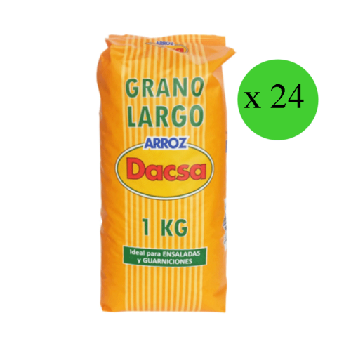 Arroz largo Dacsa 24 x 1 Kg 