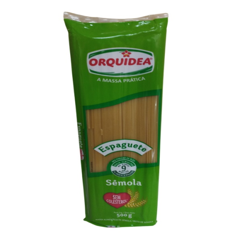 PASTA SIN HUEVOS ESPAGUETI 500G   M/ORQUIDEA