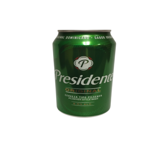 Cerveza presidente 4.8%, 355 ml