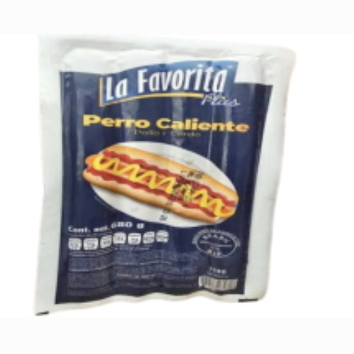  Perro Caliente Cerdo Pollo 680gr LA FAVORITA 