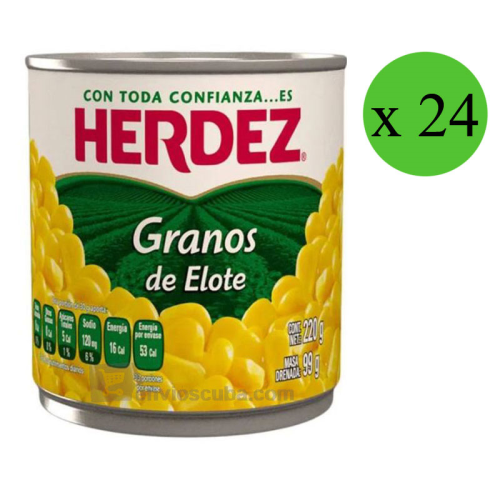 Kit 24 unidades de 400 gr maíz Herdez