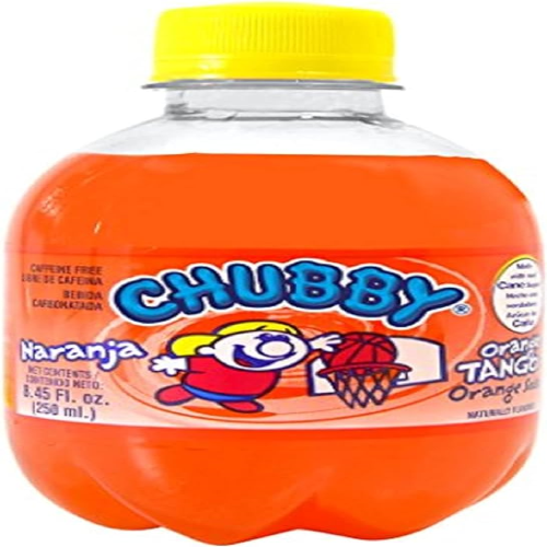 250ml x 24 u, Refresco Chubby  Naranja.