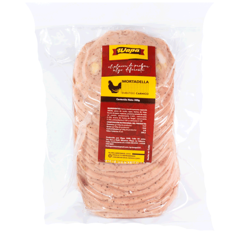 Mortadella lasqueada Wapa, 500 g