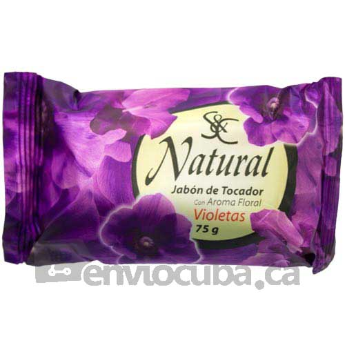 75 g-Jabón de tocador Natural violeta 