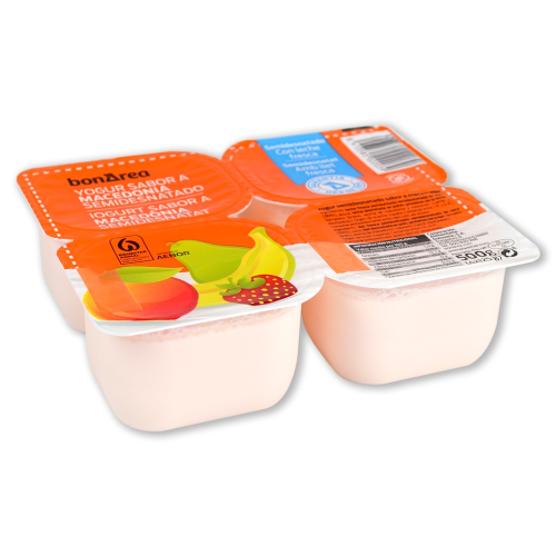 Yogurt Larga Vida YOGU+ Macedonia 4x125gr