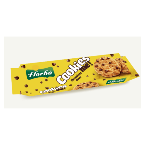 Gelletas de chocolate chips, 93 gr, FLORBA.