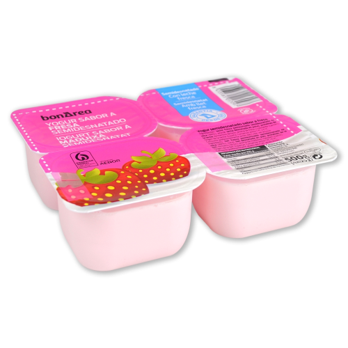 Yogurt Larga Vida YOGU+ Fresa 4x125gr