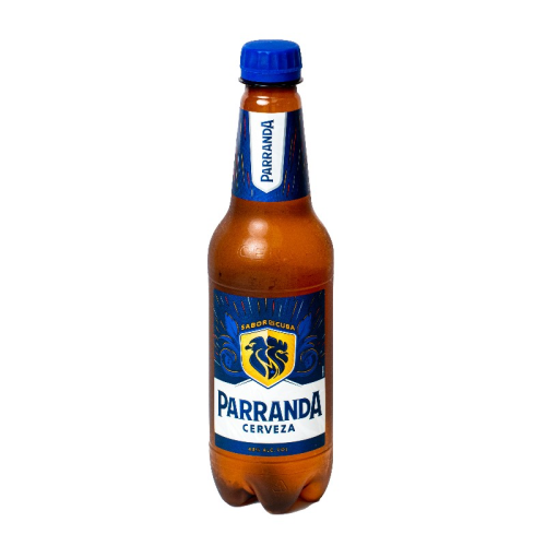  CERVEZA PARRANDA R PET 330ML, 4.8% ALC.