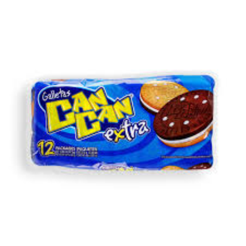 GALLETA RELLENA CAN CAN EXTRA  37.5 GR