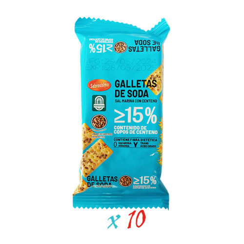 Galletas de soda, 10x23.4 g