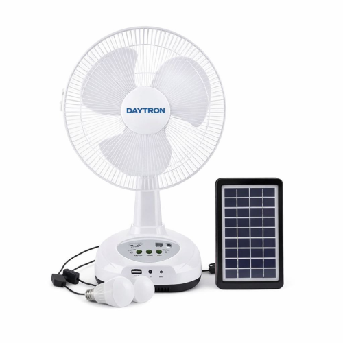 Ventilador c/Sistema Solar 12pulg 12W  Daytron C108 