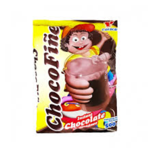 Chocolate en Polvo Chocofi±e B/500gr.coracan 