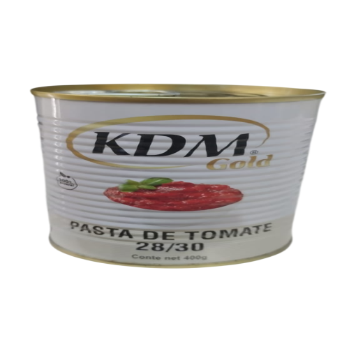 PASTA DE TOMATE 24 X 400G 28/30 BRIX EASY OPEN   M/KDM GOLD