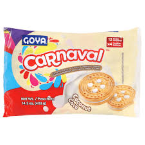 Galletas de Coco con crema 403 gramos El pack de 12 unidades