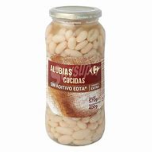 Alubia cocida ALIMERKA frasco 570g/12U Caja