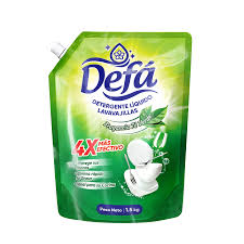 Detergente Líquido Lavavajillas DEFA Doy Pack 1.5kg Limon